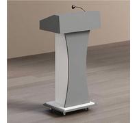 Podio pulpito da pavimento in legno, design spazioso e versatile con/senza pulegge per chiesa, ufficio, scuola, conferenze, matrimoni, riunioni e cerimonie - & Functal (D1)