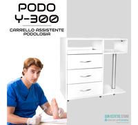 Podo Y-300 carrello assistente porta attrezzature per studio podologico