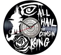 PODODO Orologio da parete Stephen King Dark Tower con disco in vinile, fatto a mano, 30,5 cm, idea regalo