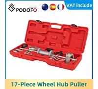 Podofo 17PCs estrattore universale con martello scorrevole cuscinetto ruota estrattore ruota orso strumento per mozzi ruota auto assi paraolio