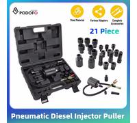 Podofo 21PCs estrattore pneumatico per iniettore Diesel per la rimozione di iniettori di carburante bloccati nei motori Diesel M20 M18 M17 M14 M12 iniettore 21pcs