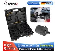 Podofo 24PCS Estrattore per rimozione iniettori diesel Estrattore per iniettori pneumatici Estrattore Kit strumenti per auto Per Bosch,Delphi,Simens,Denso
