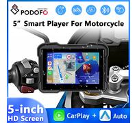 Podofo 5 '' Navigazione Moto Carplay Android Auto Smart Screen Player IP67 Monitor moto portatile Bluetooth impermeabile motor monitor