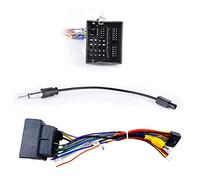 Podofo 52 Pin Cavo Adattatore ISO Convertitore Autoradio per VW Golf Passat Tiguan Polo Skoda Seat Touran con Linee di Controllo del Volante e Linea di Controllo Della Retromarcia