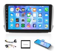 Podofo Android Autoradio GPS per Peugeot 208/2008 2012-2018, 10" Touchscreen Wifi Bluetooth FM RDS Radio Dulica Schermo USB Navigazione per Auto Video Stereo Player +Canbus