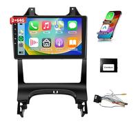Podofo Carplay Autoradio per Peugeot 3008 2009-2015,Android 2G+64G Hifi,9" Touchscreen Android Auto GPS Wifi Bluetooth FM RDS Auto Radio USB Auto-Stereo-Player per Peugeot3008