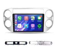 Podofo Carplay Autoradio per VW Tiguan 2006-2016,Android 2G+64G Hifi,9" Touchscreen Android Auto GPS Wifi Bluetooth FM RDS Radio USB per Volkswagen Tiguan Navi Autoradio
