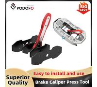 Podofo pinza freno pressa strumento pinza freno strumento di compressione pinza freno a cricchetto per auto spingidisco pistone strumento di stampa 360 °