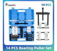 Podofo Set estrattore per cuscinetti 14 pezzi capacità separatore per boccola pignone Kit di rimozione boccola cuscinetto Kit di attrezzi Splitter con custodia 14pcs