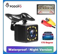 Podofo Telecamera per retromarcia per auto Telecamera per retromarcia per parcheggio di backup per visione notturna a LED universale Immagine a colori HD grandangolare 170