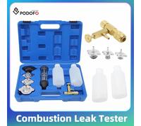 Podofo Tester di perdite di combustione benzina Diesel Gas Engine cilindro Tester di perdite Kit di prova di perdite di Gas strumento combinato di riparazione della macchina Leak Tester