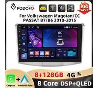 Podofo WIFI 4G autoradio per Volkswagen Magotan/CC 2010-2014/PASSAT B7/B6 2010-2015 Carplay Android Car GPS 8Core Car Stereo 1 32G