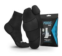 PODOKS® Calze Compressione Graduata Uomo & Donna | Tessuto Coolmax | Allevia la Fascite Plantare | Imbottitura Strategica e Separazione del Primo Dito