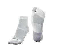 PODOKS -Calzini biomeccanici da lavoro con cuscinetti protettivi, migliora il supporto e ottimizza la pedana, disegnati da podologi - Comfort (IT, Testo, M, Regular, Tall, Bianco)
