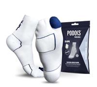 PODOKS Calzini Pickleball x DUPR Uomo e Donna | Calzini a compressione con tessuto Coolmax, contengono imbottitura strategica e separazione del primo dito