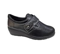 Podoline Scarpe predisposte Modello Siracusa, Plantare anatomico Estraibile, automodellanti, morbidissime (Nero, Sistema Taglie Calzature EU, Adulto, Numero, Larga, 38)