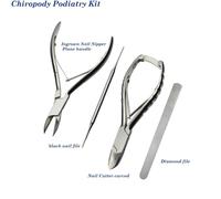 Podologia Kit Tagliaunghie Incarnite Punta Unghie Pinza Lima per Cura Dei Piedi
