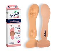 Podovis, Solette Piede e Tallone - Solette Donna , Azione Antisfregamento, Invisibili e Aderenti, Sensazione di Benessere, Taglia Unica 36-41, 1 Paio