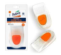 Podovis, Talloniera Cuscinetto Gel, Supporto plantare Unisex-Adulto, multicolore, Large (41-45)