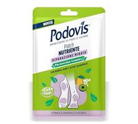 Podovis, Trattamento Patch Nutriente monodose - Trattamento Talloni Screpolati, con Azione Riparatrice Immediata, per Piedi Morbidi e Idratati a Lungo, 1 trattamento per confezione