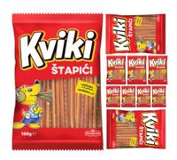 Podravka Kviki - Bastoncini di sale per cracker, 100 grammi, confezione da 10 pezzi