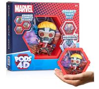 PODS 4D Marvel Starlord, figura da collezione collegabile che esplode dal loro mondo nel tuo, esposizione a parete o mensola, giocattoli e regali Marvel, Serie 1 n. 430