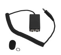 PODSJD Adattatore cuffie elicottero U174 con doppio plug per aviazione generale 316 microfono 14 altoparlante anello O spugna alta densità resistente compatibile David Clark Avcomm ASA Fa