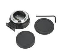 PODSJD Adattatore Obiettivo - S per E Mount, Anello in Alluminio con Autofocus e Supporto Eye Focus - Apertura Regolabile, Firmware Aggiornabile e Trasmissione Dati EXIF per A7R3 A7M3