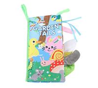 PODSJD Baby Interactive Board Book - Giocattolo educativo durevole, lacrime e lavabili, lati sonori sensoriali e coda cognitiva, per neonati e bambini piccoli, colorato (tipo 1)