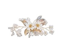 PODSJD Clip per Scarpe con Perle Staccabile, Fermascarpe Decorativo a Forma di Fiore, Accessorio Elegante per Scarpe e Borse - Versatile e Robusto per Matrimoni e Feste