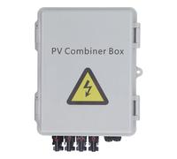 PODSJD Combiner per Pannelli Fotovoltaici off Grid e On Grid 4 Ingressi - Protezione Sovraccarico e Fulmini, Custodia Antincendio per Sistemi 12-
