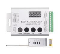 PODSJD Controller LED RGB SPI, 5-24V, compatibile 6803/1903 / WS2811 / WS2812B - Effetti dinamici con memoria integrata, espandibile per sincronizzazione multipla, ideale per insegne