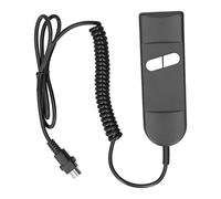 PODSJD Controller per sedia a sdraio a 5 pin, doppio pulsante, facile controllo manuale, materiale ABS resistente, compatibile per soggiorno, camera da letto, ufficio, cavo da 2 m, 5 core