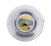 PODSJD Corda da Tennis 200m in Poliestere 1.25mm - Alta Resistenza e Controllo Eccellente per Racchetta da Training e Partite Quotidiane (Grigio)