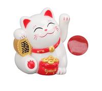 PODSJD Fortune cinese Cat - Ornamento del braccio sventolato solare, simbolo di ricchezza e fortuna, grazioso arredamento per la casa per felicità, energia solare a risparmio energetico, (type 5)
