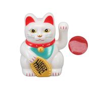 PODSJD Fortune cinese Cat - Ornamento del braccio sventolato solare, simbolo di ricchezza e fortuna, grazioso arredamento per la casa per felicità, energia solare a risparmio energetico, (type 2)