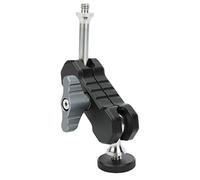 PODSJD Magic Arm in Alluminio, Supporto Espansione con Testa a Sfera 360° e Vite 1/4" - Braccio Stabile e Universale per Accessori Fotografici e Video