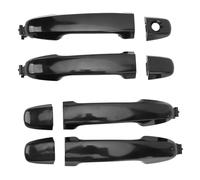 PODSJD Maniglie Esterne Auto per 2012-2017, Set 4 Pezzi ABS Nero - Sostituzione Frontale e Posteriore, Resistenza e Sicurezza Garantite