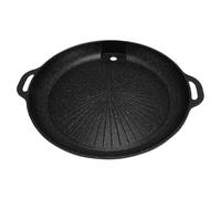 PODSJD Padella per Griglia Gas in Alluminio Lega Resistente alla Corrosione, Antiaderente e Portatile - Perfetta per BBQ all’Aperto, Campeggio e Picnic, Facile da Pulire e Maneggiare