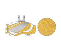 PODSJD Pennarello da golf con clip per cappello: materiale in ferro resistente, leggero e portatile, facile accesso alla maggior parte dei cappelli, ideale per l'allenamento di golf, 3 opzioni di