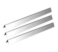 PODSJD Piastra di Calore per Barbecue a Gas, Acciaio Inox, Set 3 Pezzi - Protegge i bruciatori, Resistente alla corrosione, Facile da sostituire per ripristinare Le Prestazioni, Ideale