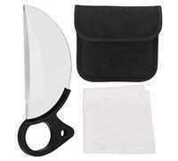 PODSJD Prisma Ottico 80mm Filtro Fotografico a Semiluna - Effetto Sfocatura Creativa, Vetro Ottico Trasparente - Ideale per Ritratti, Compatibile con Qualsiasi Camera