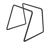 PODSJD Supporto in Ferro per Filtro Caffè Metallico, Porta Filtro e Porta Carta, Elettroplaccato, Solido e Durevole - Facilita la Filtrazione Rapida, Design Elegante per Amanti del Caff (Nera)