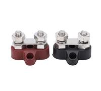 PODSJD Terminale di Distribuzione Batterie DC48V M8 Busbar 80A Rosso e Nero - Connessione e Resistente per Auto, ATV, Moto e