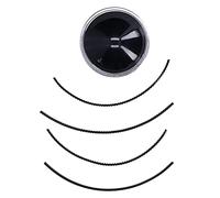 PODSJD Testina Decespugliatore in Alluminio, Universale a 4 Fili per Decespugliatore 40CC e Oltre, Design Robusto e Resistente - Prestazioni Stabili, Facile da Installare, Ideale per