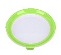 PODSJD Vassoio Conservazione Alimentare Round, Riutilizzabile e Impilabile, 28.5x3.5cm Arancione - Mantiene Freschezza a Lungo, Materiale Sicuro e Multiuso per Cucina e Frigorifero (Verde)