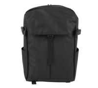 PODSJD Zaino da viaggio splascproof 20-35L con porta casco, tasche multiple e spallacci regolabili - capiente e resistente, ideale per ciclismo, escursionismo e lavoro (Nera)