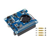 POE HAT (C) per 4B/3B+, Power Over Ethernet HAT, supporto di rete conforme a IEEE 802.3Af/At