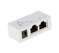 POE Iniettore Splitter over Ethernet Adattatore IP Camera LAN Rete DC Bianco