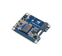 PoE M.2 NVMe HAT+ (C) for Raspberry Pi 5, PCIe to M.2 SSD Adapter with Power Over Ethernet, Supports 2230/2242 NVMe, USB Boot, Gen3 Speed, Plug and Play Expansion Board